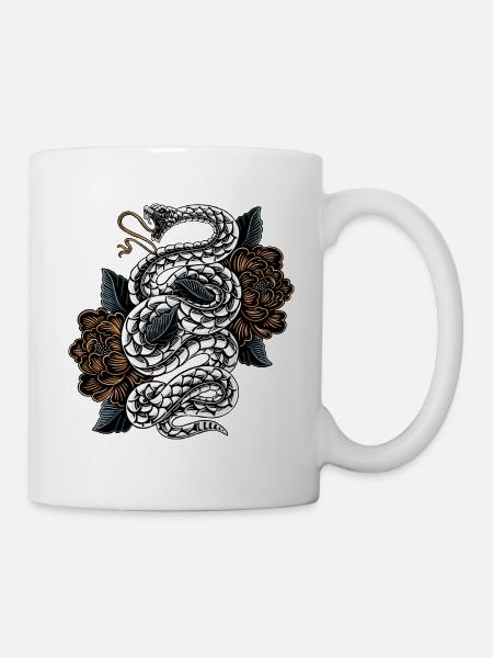 Shirohebi (白蛇 Weiße Schlange) - Tasse - Weiß