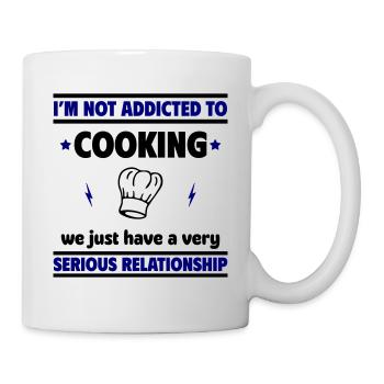 I'm not addicted to cooking - Mug - white - Right