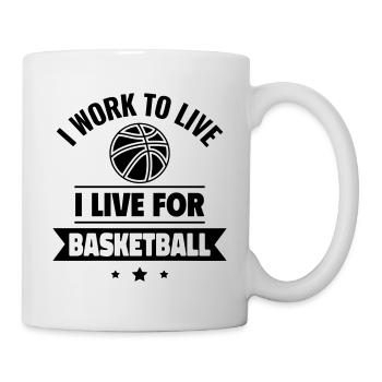Basketball Love: Gift for Players - Mug - white - Right