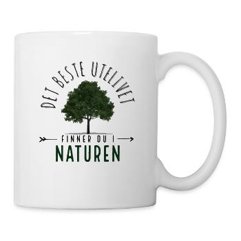 THE BEST OUTDOOR LIFE IS IN NATURE - Mug - white - Right