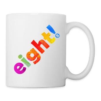 ACHT 8 JAHRE 8. GEBURTSTAG - Tasse - Weiß - Rechts