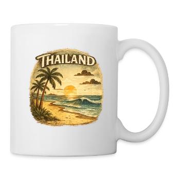 Thailand Tropical Sunset - Tasse - Weiß - Rechts