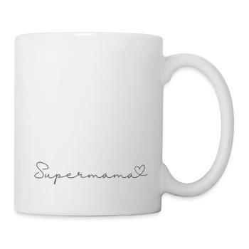 Supermama Muttertagsgeschenk Beste Mama der Welt - Tasse - Weiß - Rechts