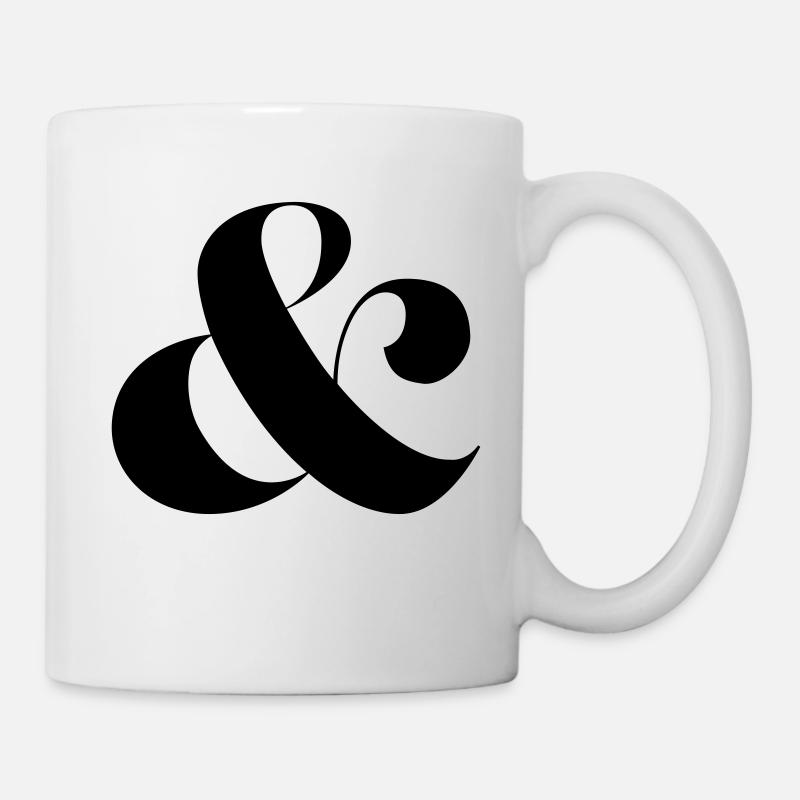 ampersand - Tasse - Weiß