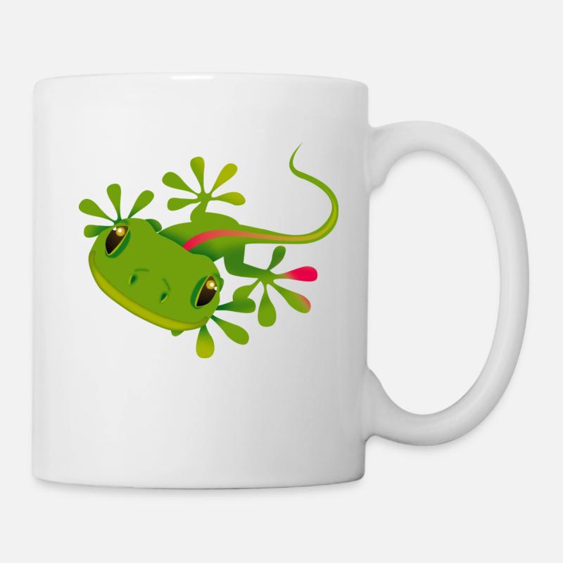 gecko - Tasse - Weiß