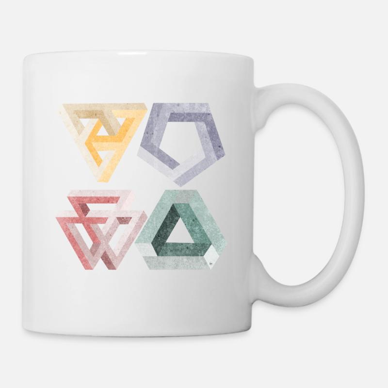 optical illusions - Mug - white