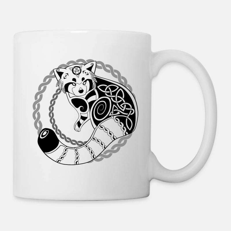 Celtic Red Panda / Red Panda (Transparent) - Mug - white