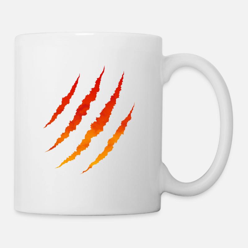 Feuerkratzer - Tasse - Weiß