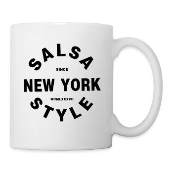 Style de Salsa New York - Danse Salsa T-shirt - Mug blanc - blanc - Droite