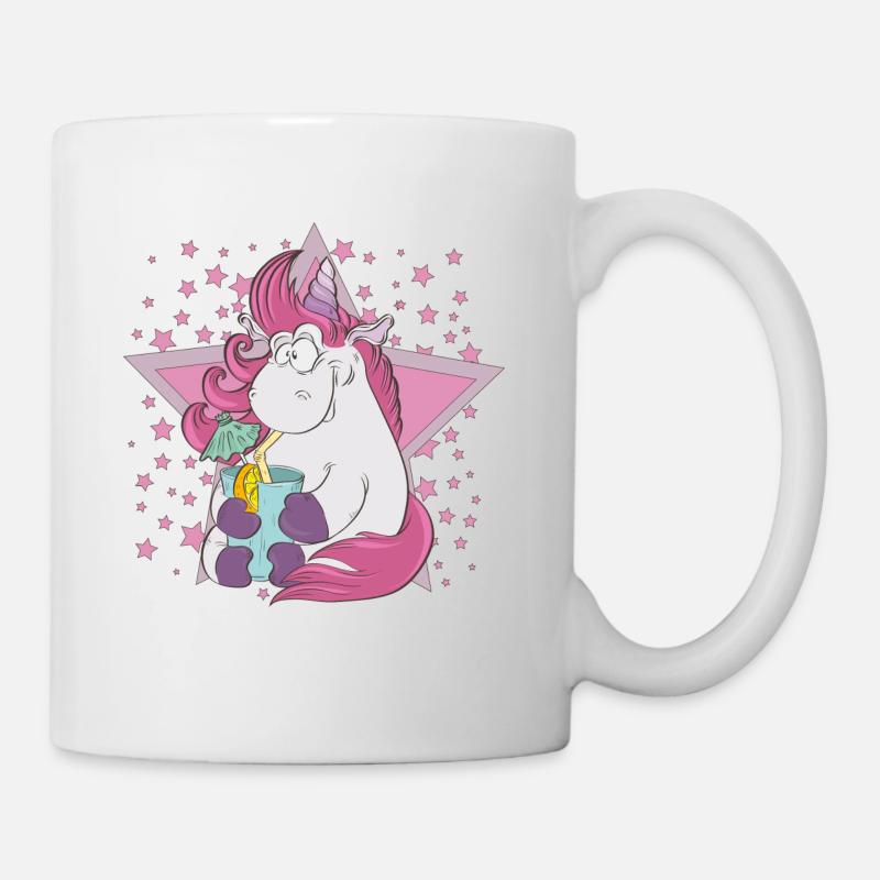 licorne - Mug blanc - blanc