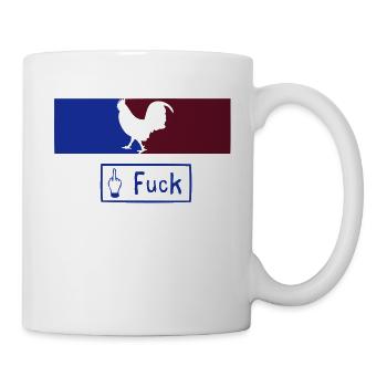 fuck coq french Francais insulte humour - Mug blanc - blanc - Droite