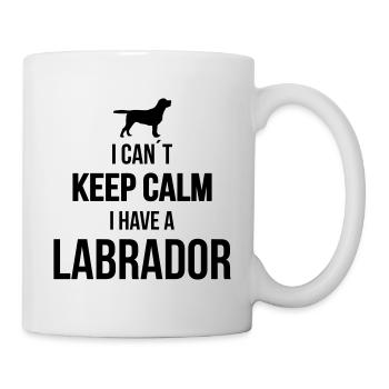 LABRADOR can´t keep calm - Tasse - Weiß - Rechts
