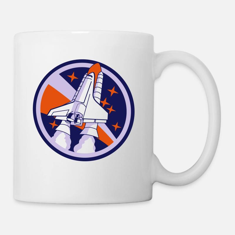 Spaceshuttle Start - Tasse - Weiß