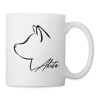AKITA Profile E WILSIGNS - Mug - white - Right
