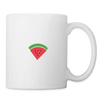 melone melon - Tasse - Weiß - Rechts