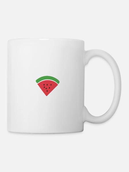 melone melon - Tasse - Weiß