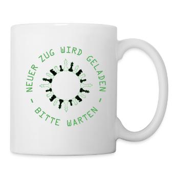 Schach Figuren Neuer Zug Wird Geladen Geschenk - Tasse - Weiß - Rechts