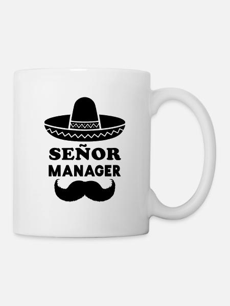 Señor Manager (Senior Manager) - Tasse - Weiß