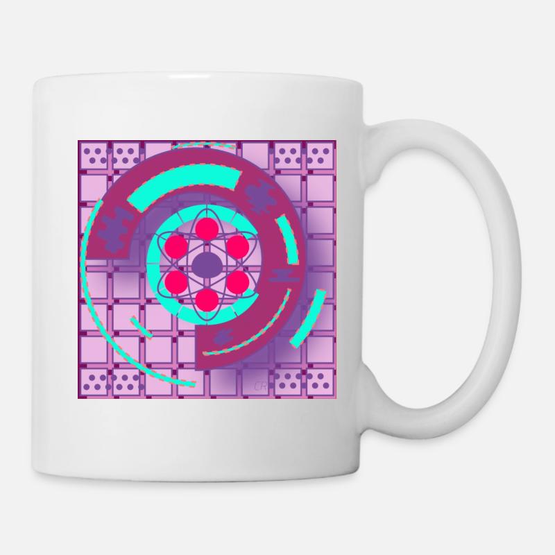 Grafik Kunst 🎨 - Tasse - Weiß