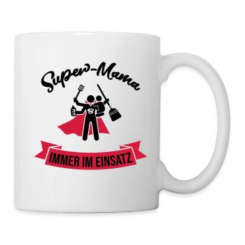 Super Mom Always in use gift for moms - Mug - white - Right