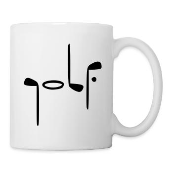 golf - Mug blanc - blanc - Droite
