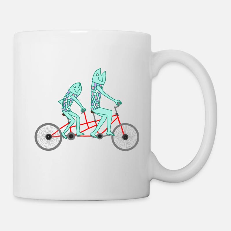 Tandem - Tasse - Weiß