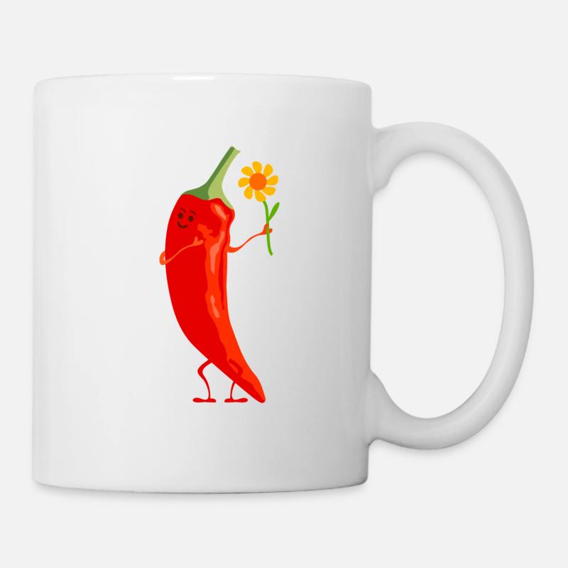 Mrs. Chili - Tasse - Weiß