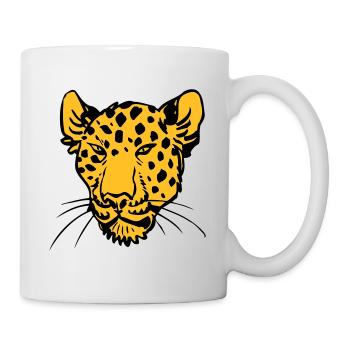 Leopard's head by Cheerful Madness!! - Mug - white - Right