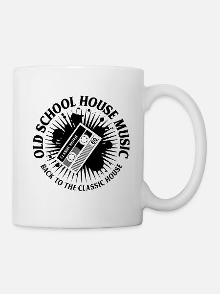 T-shirt MUSIQUE DE LA MAISON DE LA VIEILLE ÉCOLE ✫ - Mug blanc - blanc