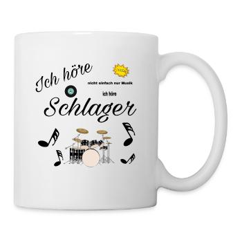 Schlager , Schlager Music Shirt - Mug - white - Right