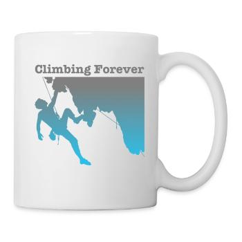 Climbing Forever / climbing sport forever - Mug - white - Right