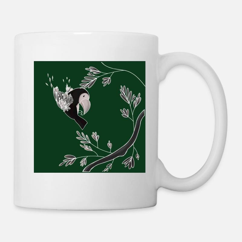Toucan tropical - Mug blanc - blanc