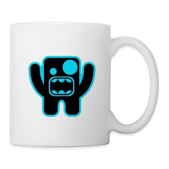 Monster am Schreien - Tasse - Weiß - Rechts