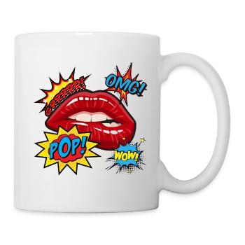 GRRRRRR POP OMG WOW - Mug - white - Right