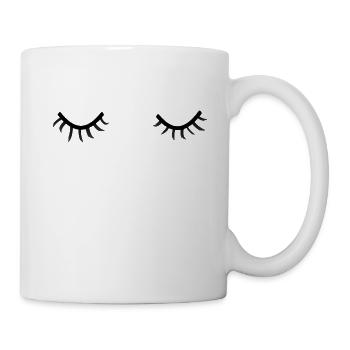gute nacht, augen zu - shirt - Tasse - Weiß - Rechts