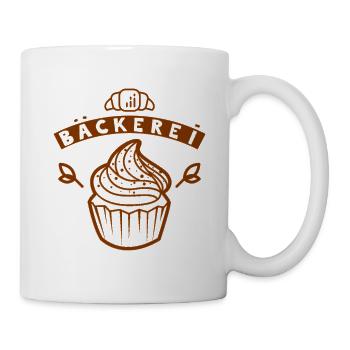 Boulangerie Cupcake - Mug blanc - blanc - Droite