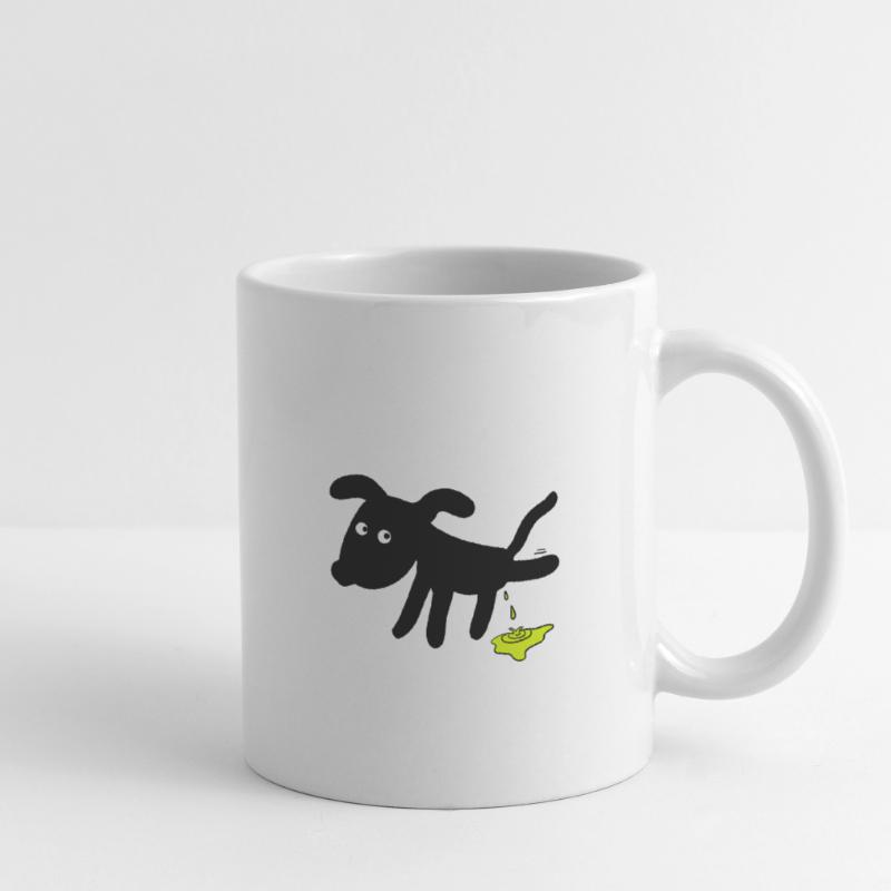 Chien chiens Mug blanc
