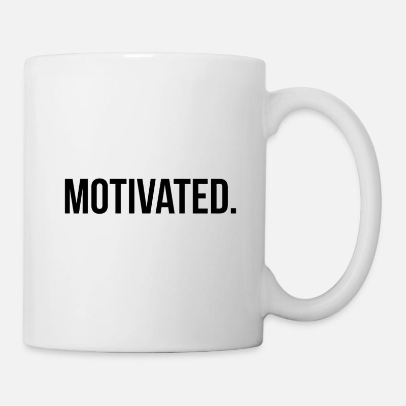 motivé. - Mug blanc - blanc