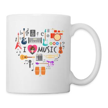 i love music - Mug - white - Right