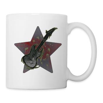 electric guitar - Mug - white - Right