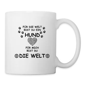 Dog World Heart Dog Love Dog Paws - Mug - white - Right