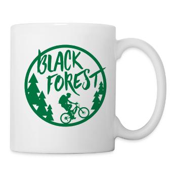 Black Forest Bike - Mug blanc - blanc - Droite