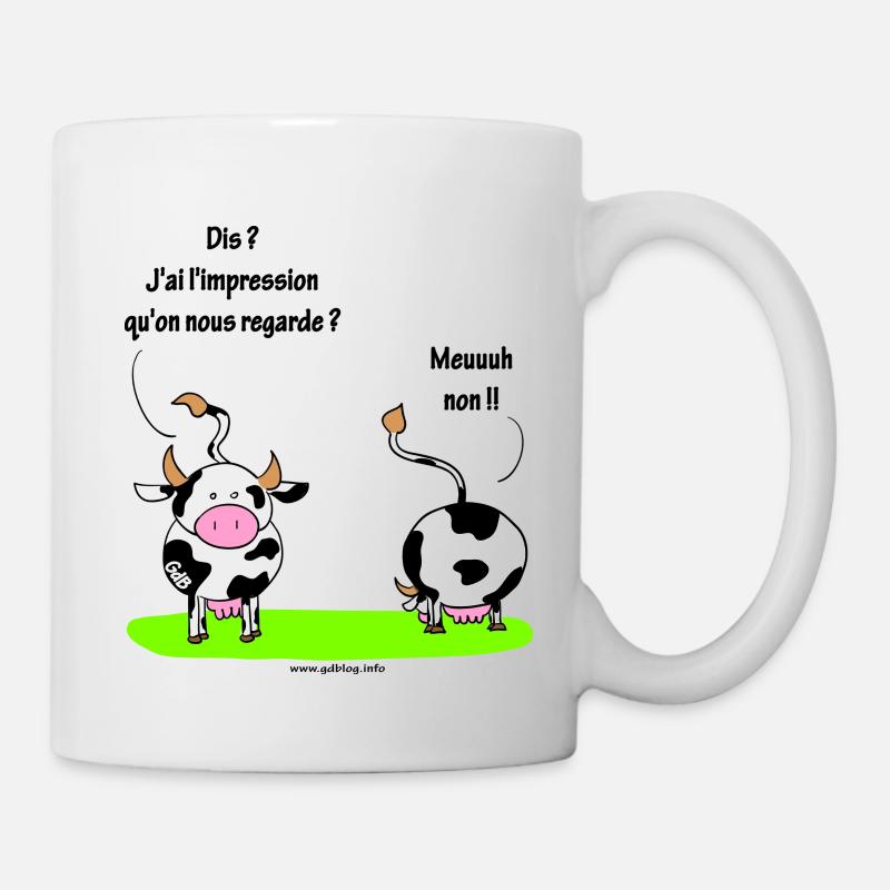 Les vaches - Mug blanc - blanc