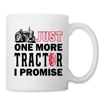 Just One More Tractor - Mug - white - Right