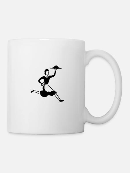 kellnerin - Tasse - Weiß