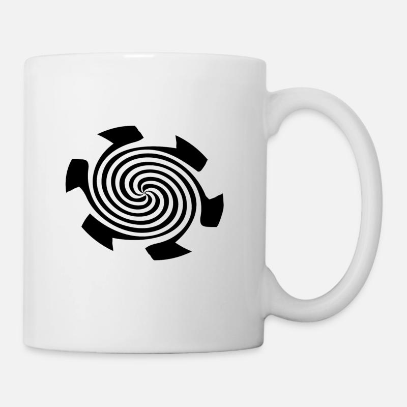 Spirale Hypnose hypnotisch halluzination - Tasse - Weiß