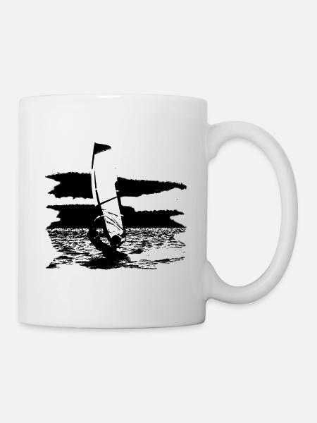 Windsurfer - Tasse - Weiß