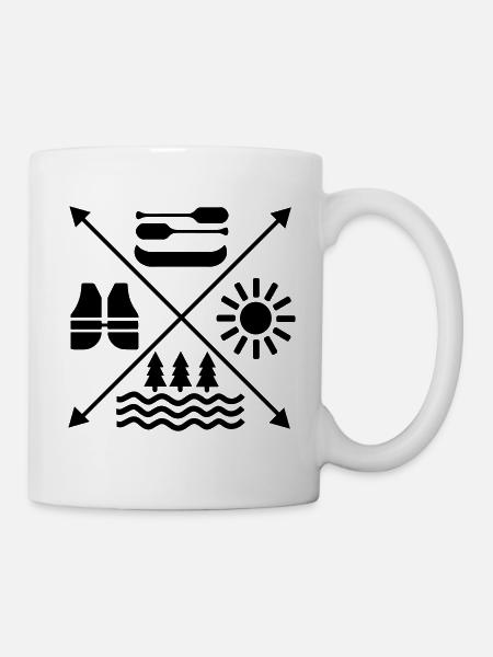 Kajak - Tasse - Weiß