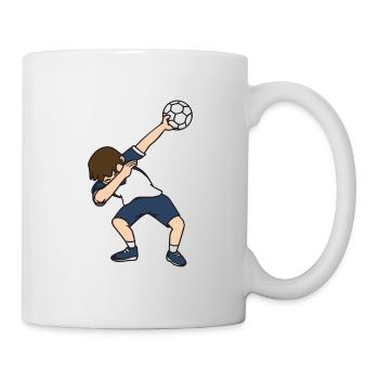Handballer Dab Dabbing Handball Spieler Geschenk - Tasse - Weiß - Rechts
