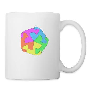 mandala buddhismus - Tasse - Weiß - Rechts